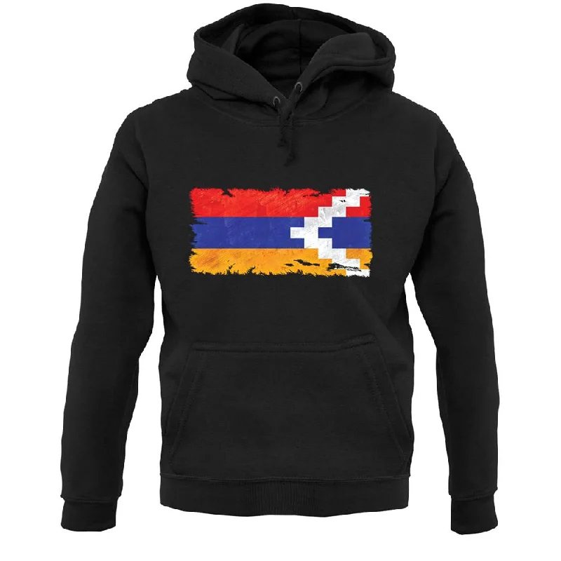 Nagorno-Karabakh Grunge Style Flag Unisex Hoodie