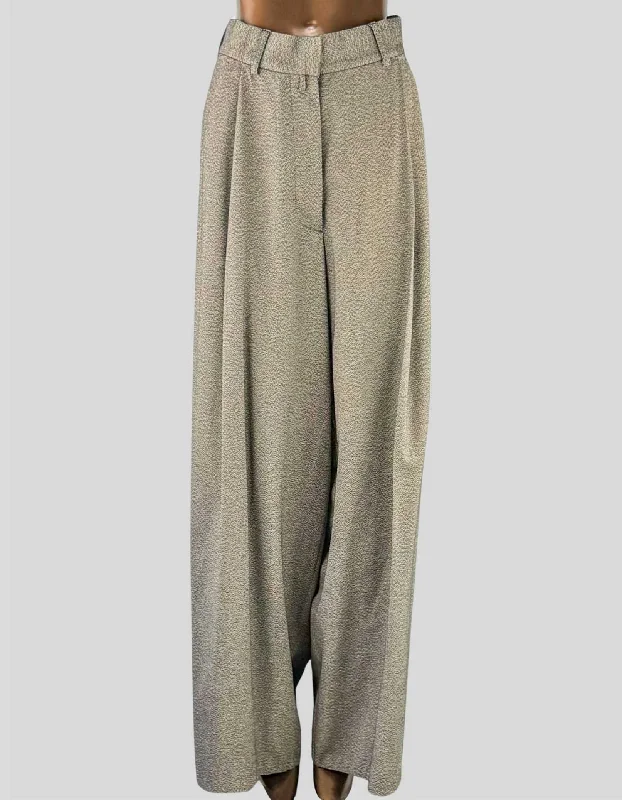 DRIES VAN NOTEN Pleated wool wide-leg pants - 38 FR | 6 US