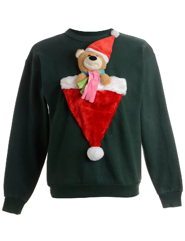 Label Novelty Christmas Sweatshirt