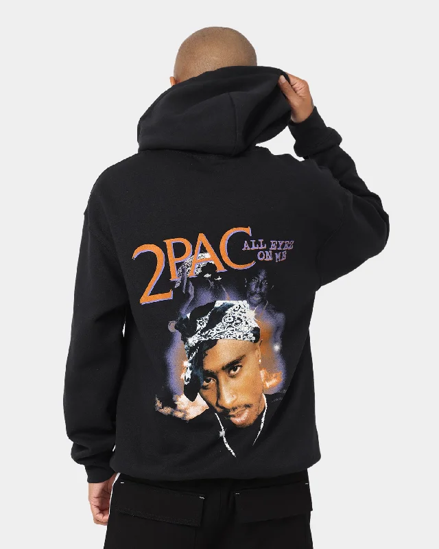 Tupac All Eyes Bandana Hoodie Black