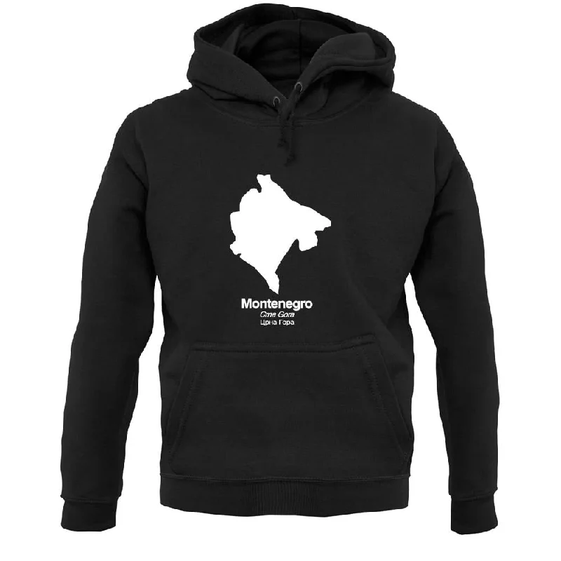 Montenegro Silhouette Unisex Hoodie