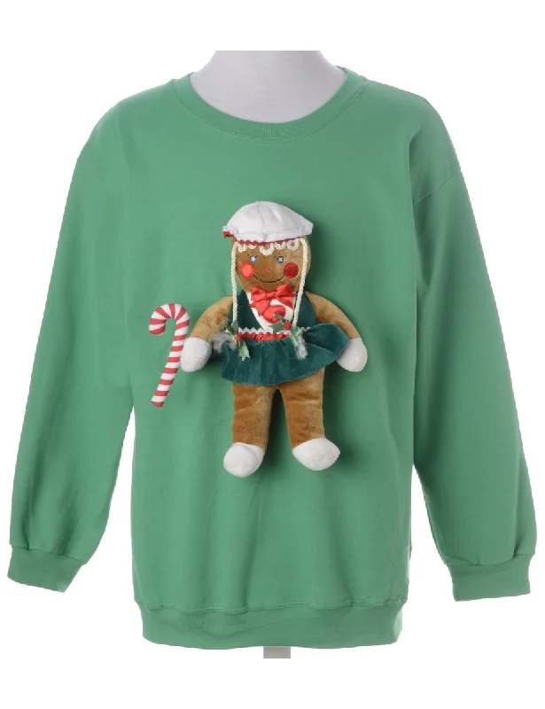 Label Novelty Christmas Sweatshirt