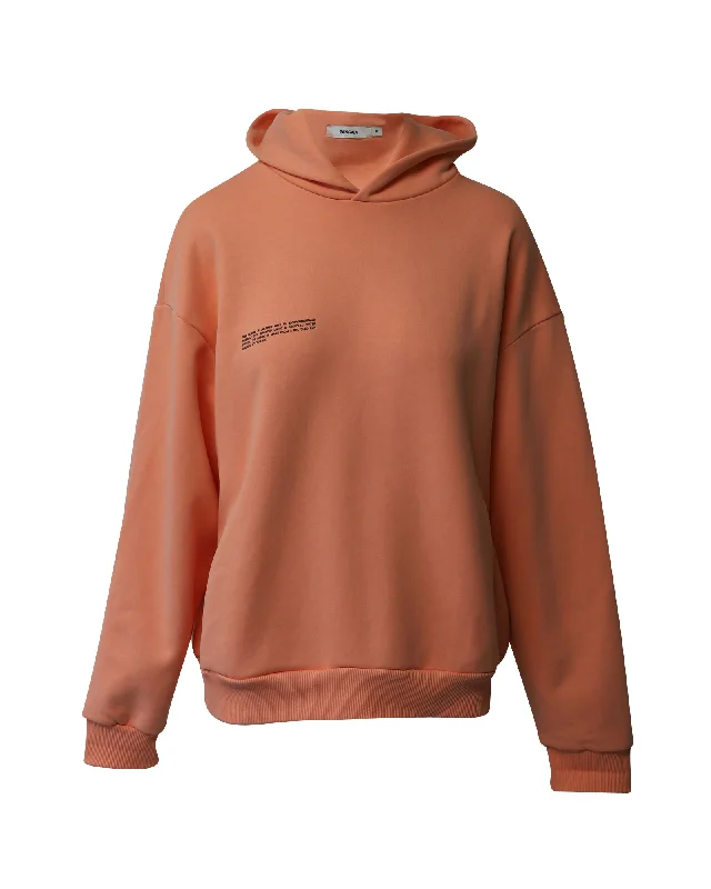 Pangaia 365 Hoodie in Orange Cotton