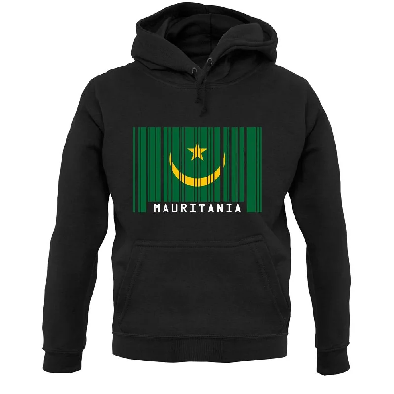 Mauritania Barcode Style Flag Unisex Hoodie