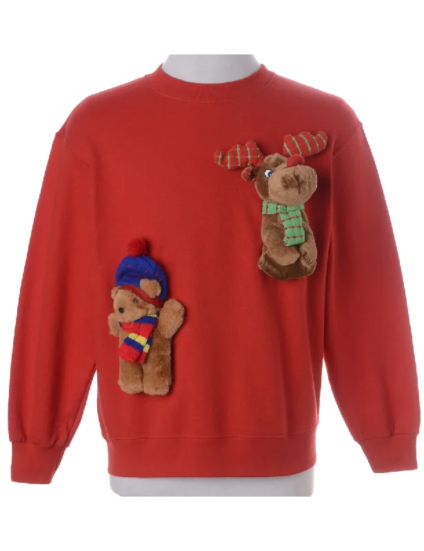 Label Novelty Christmas Sweatshirt