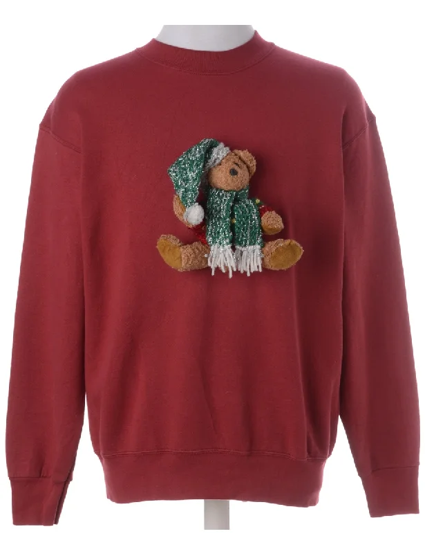 Label Novelty Christmas Sweatshirt