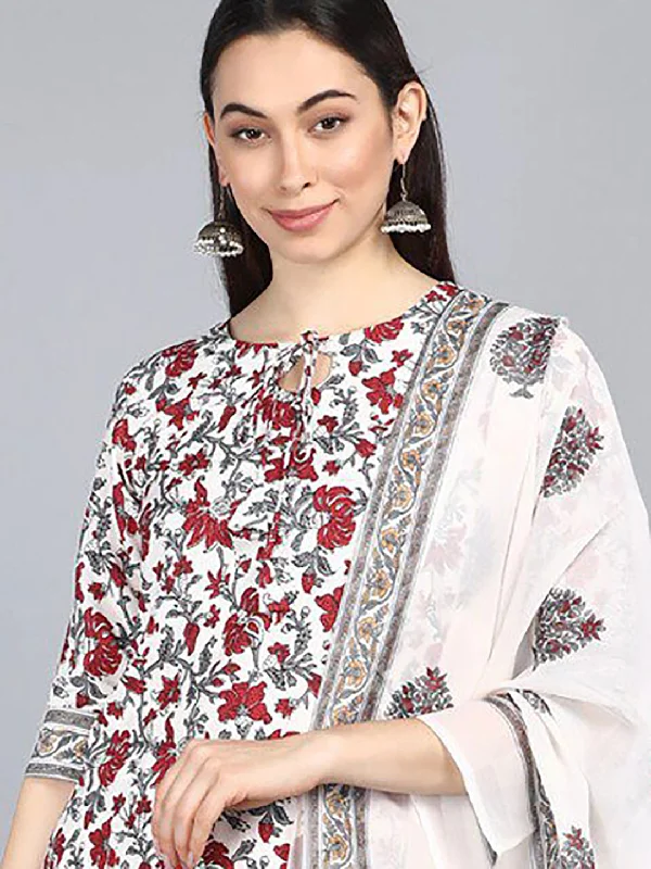 Ahika Polyester Printed Kurta Pant Dupatta Set-PKSKD1010E_S