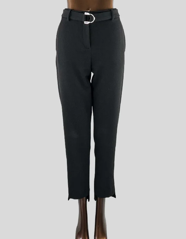 MAJE Belted Straight-Leg Pants - 38 IT | 6 US