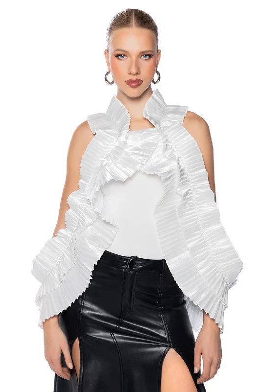 TOTALLY SOPHISTICATED TEXTURED SLEEVELESS BLOUSE Casual Relaxed Blouse