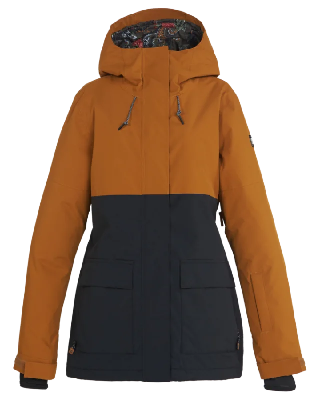 DC Cruiser Womens Snow Jacket - Cathay Spice - 2023 Mesh Blend Leather Blend Suede Blend DC Cruiser Womens Snow Jacket - Cathay Spice - 2023 Mesh Blend Leather Blend Suede Blend