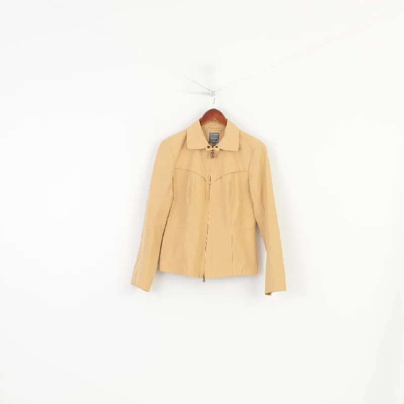 Marc Aurel Women 38 S Jacket Lightweight Caffe Beige Zip Up Cotton Top Spandex Blend Rayon Blend Denim Blend Marc Aurel Women 38 S Jacket Lightweight Caffe Beige Zip Up Cotton Top Spandex Blend Rayon Blend Denim Blend