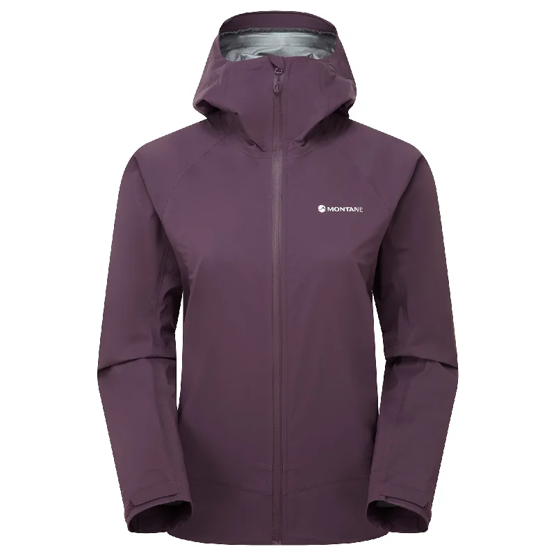 Montane Women's Phase Lite Waterproof Jacket Front Pockets Side Pockets Patch Pockets Montane Women's Phase Lite Waterproof Jacket Front Pockets Side Pockets Patch Pockets