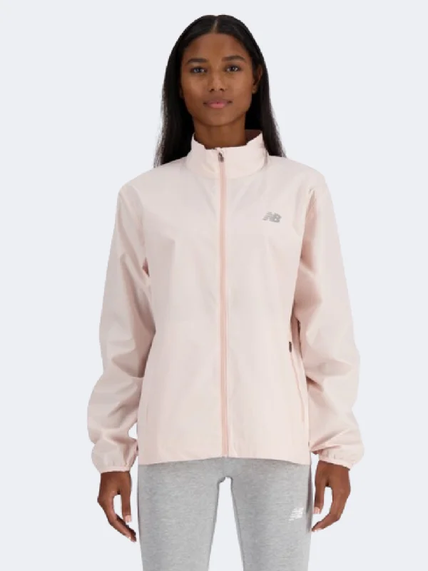 New Balance Essentials Women Performance Jacket Peach Blossom Iron Safe Non-Iron Wrinkle Free New Balance Essentials Women Performance Jacket Peach Blossom Iron Safe Non-Iron Wrinkle Free