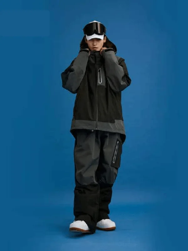 NIS Black Airsky Jacket - Unisex Welt Pockets Slit Pockets Flap Pockets