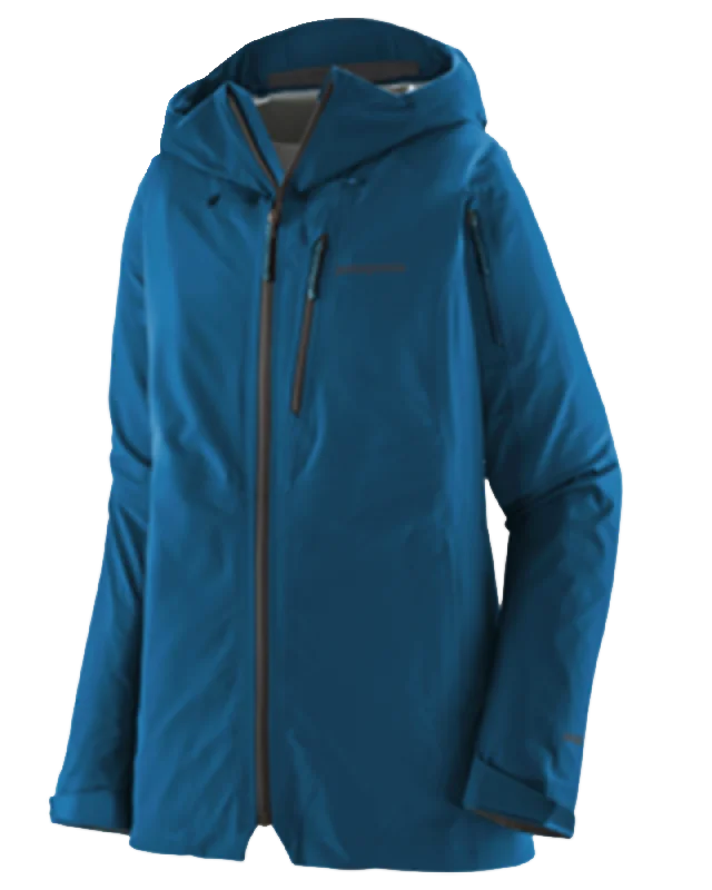 Patagonia Women's Snowdrifter Jacket - Lagom Blue Mesh Blend Leather Blend Suede Blend Patagonia Women's Snowdrifter Jacket - Lagom Blue Mesh Blend Leather Blend Suede Blend