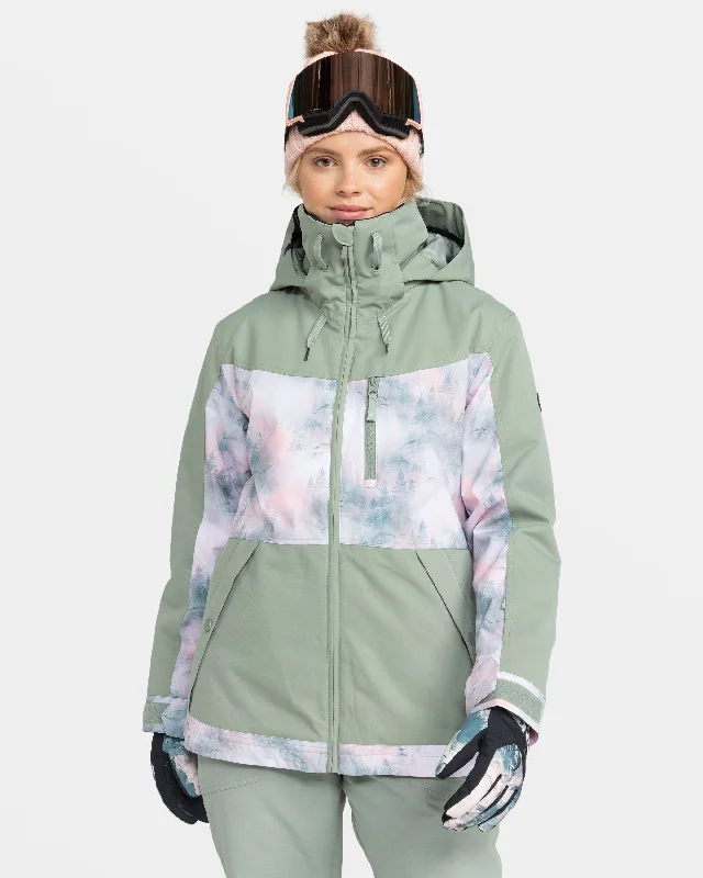 Presence Parka Snow Jacket - Sea Pine Mystery Fog Jersey Fabric Tulle Fabric Batik Fabric Presence Parka Snow Jacket - Sea Pine Mystery Fog Jersey Fabric Tulle Fabric Batik Fabric