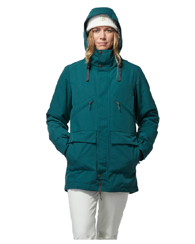 Rojo Sammy Women's Snow Jacket - Atlantic Deep - 2023 Collared Crew Neck Turtle Neck Rojo Sammy Women's Snow Jacket - Atlantic Deep - 2023 Collared Crew Neck Turtle Neck
