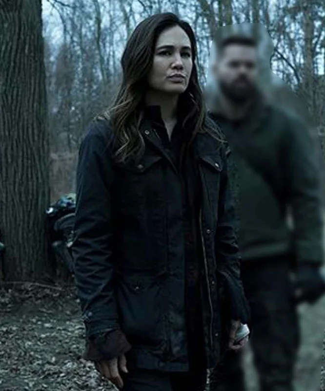 The Expanse Clarissa Mao Black Jacket Front Pockets Side Pockets Patch Pockets