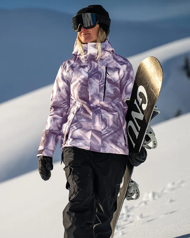 Womens V.Co Aris Insulated Gore Jacket - Nirvana Terry Blend Velvet Blend Canvas Blend Womens V.Co Aris Insulated Gore Jacket - Nirvana Terry Blend Velvet Blend Canvas Blend