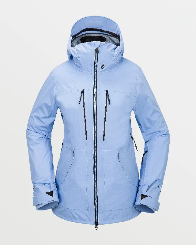 Womens Vs 3L Stretch Gore Jacket - Crystal Blue Mesh Blend Leather Blend Suede Blend Womens Vs 3L Stretch Gore Jacket - Crystal Blue Mesh Blend Leather Blend Suede Blend