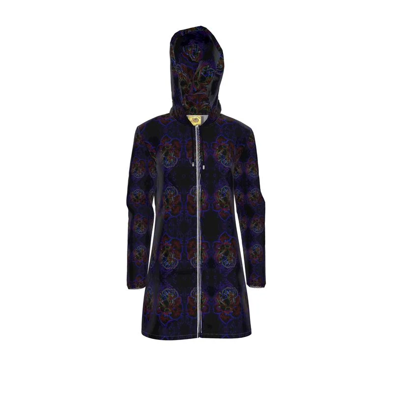Floral Embosses: Roses 01 Patterned Ladies Designer Rain Jacket Lace Blend Ribbed Blend Corduroy Blend Floral Embosses: Roses 01 Patterned Ladies Designer Rain Jacket Lace Blend Ribbed Blend Corduroy Blend