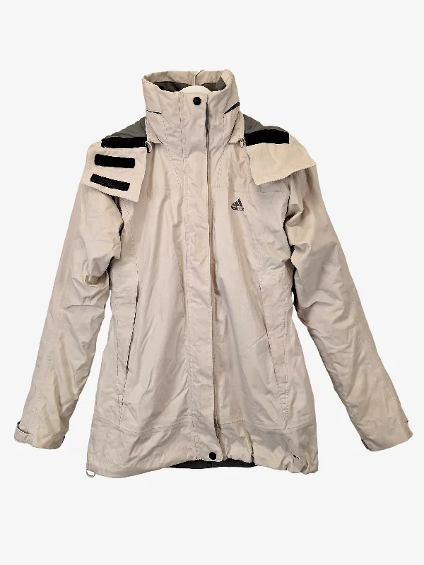 Adidas Climaproof Utility Ski Jacket Size 10 Denim Fabric Leather Fabric Suede Fabric Adidas Climaproof Utility Ski Jacket Size 10 Denim Fabric Leather Fabric Suede Fabric