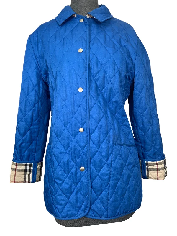 Burberry London Diamond Quilted Jacket Size S Notch Collar Jacket Peter Pan Collar Jacket Cowl Neck Jacket Burberry London Diamond Quilted Jacket Size S Notch Collar Jacket Peter Pan Collar Jacket Cowl Neck Jacket