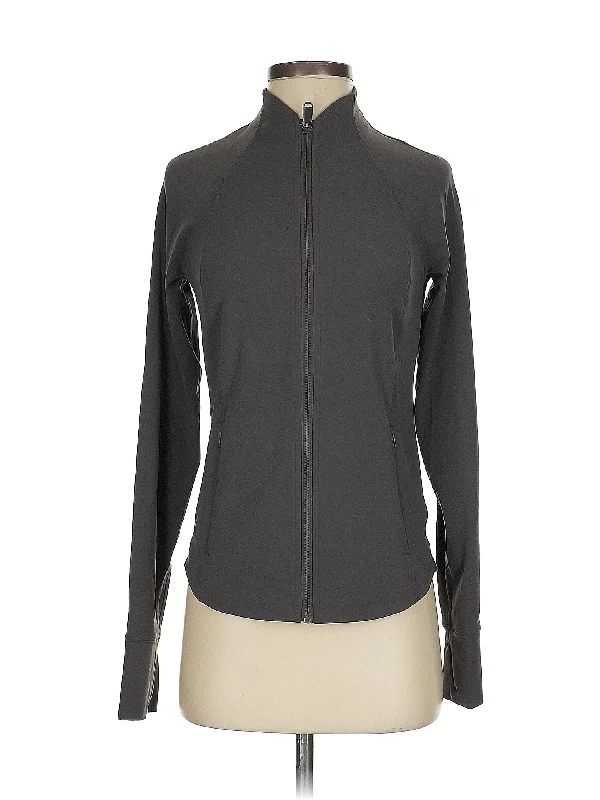 Track Jacket Zippered Front Buttoned Front Snap Front