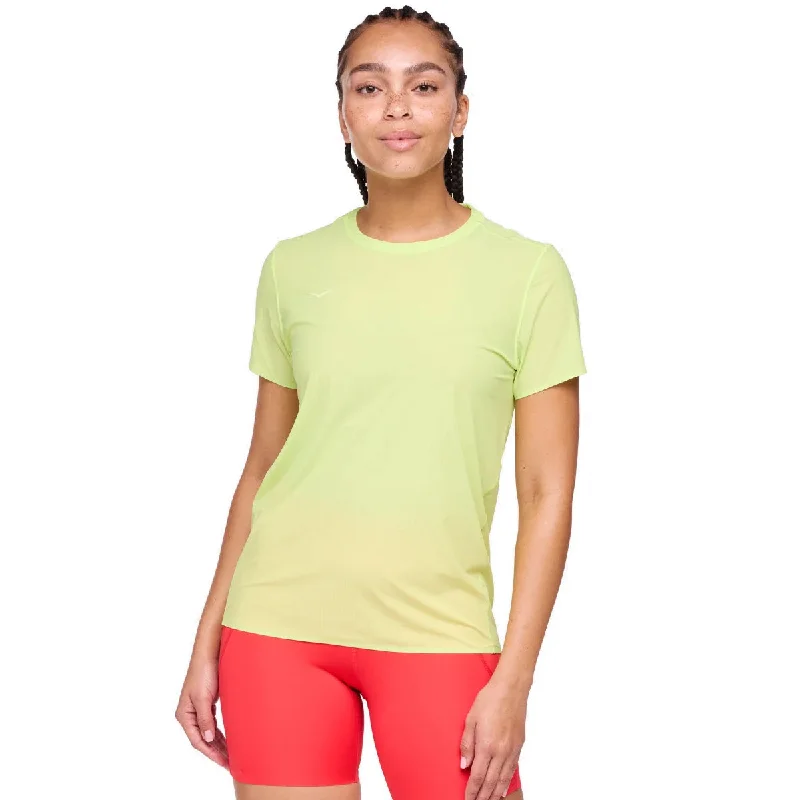 Hoka Airolite Run Short Sleeve Tee - Womens - Lettuce