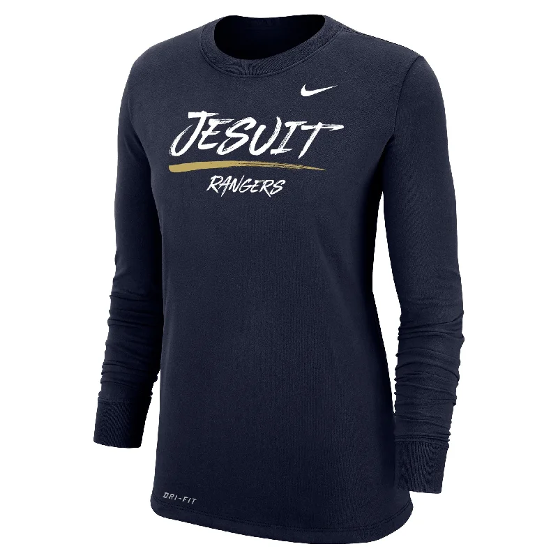 Nike Women's Dri-Fit Cotton Long Sleeve Tee (2 colors)