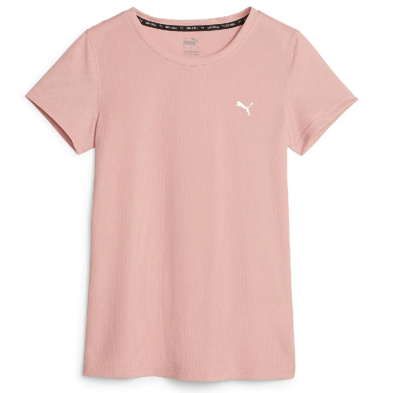 Puma Performane Short Sleeve Tee - Womens - Pink/White