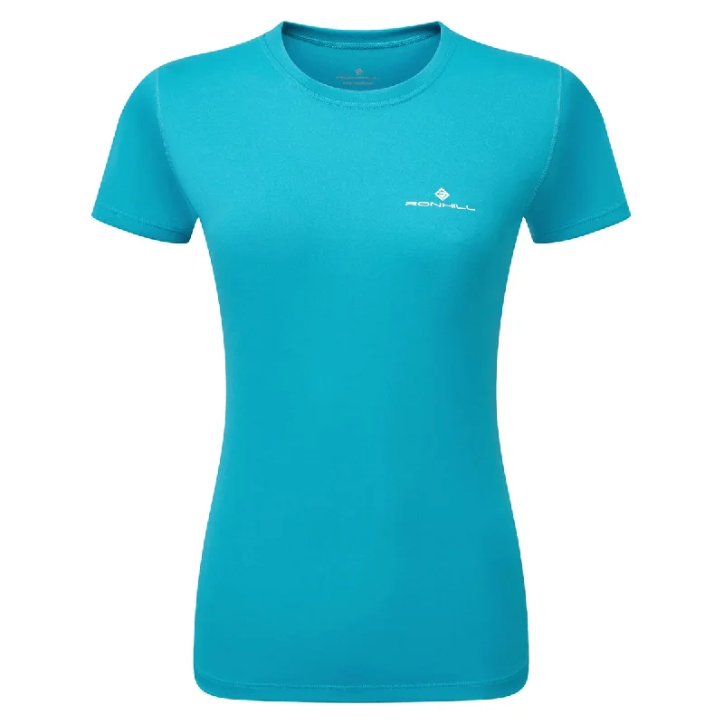 Ronhill Core Short Sleeve Running Tee - Womens - Azure/Bright White