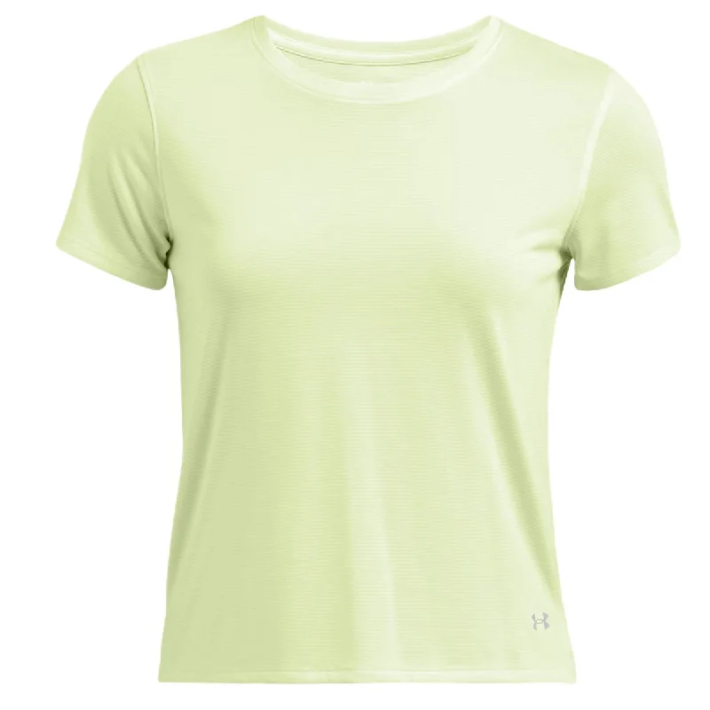 Under Armour Streaker Short Sleeve Tee - Womens - Retro Green/Reflective