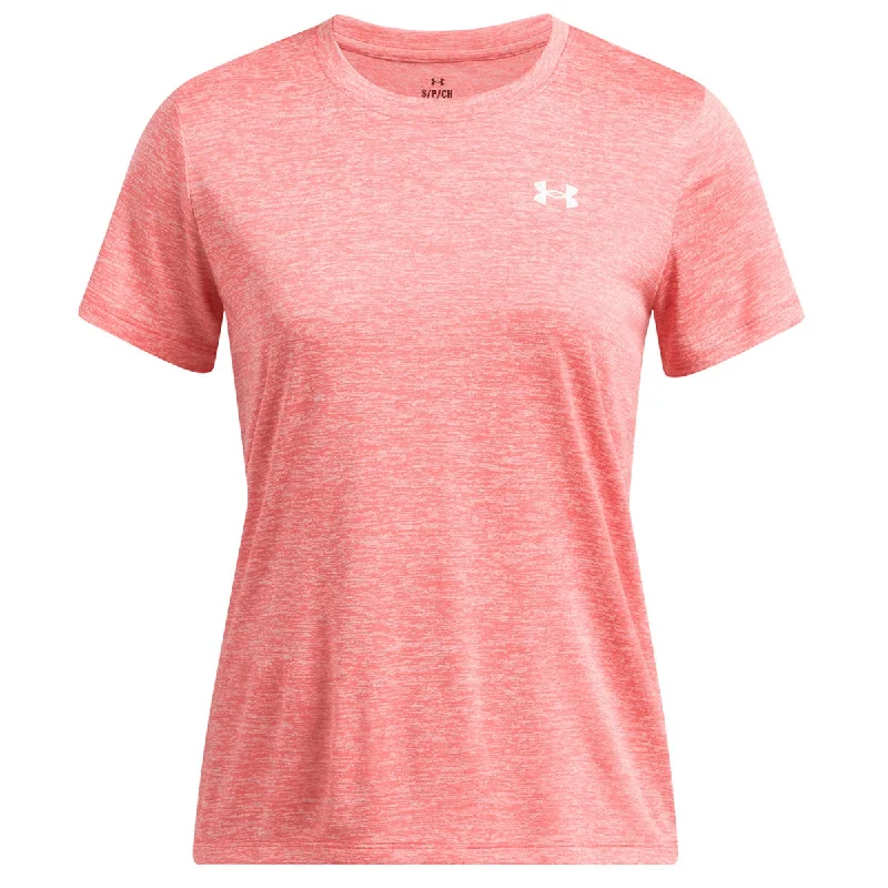 Under Armour Tech Twist Short Sleeve Tee - Womens - Venom Red/White