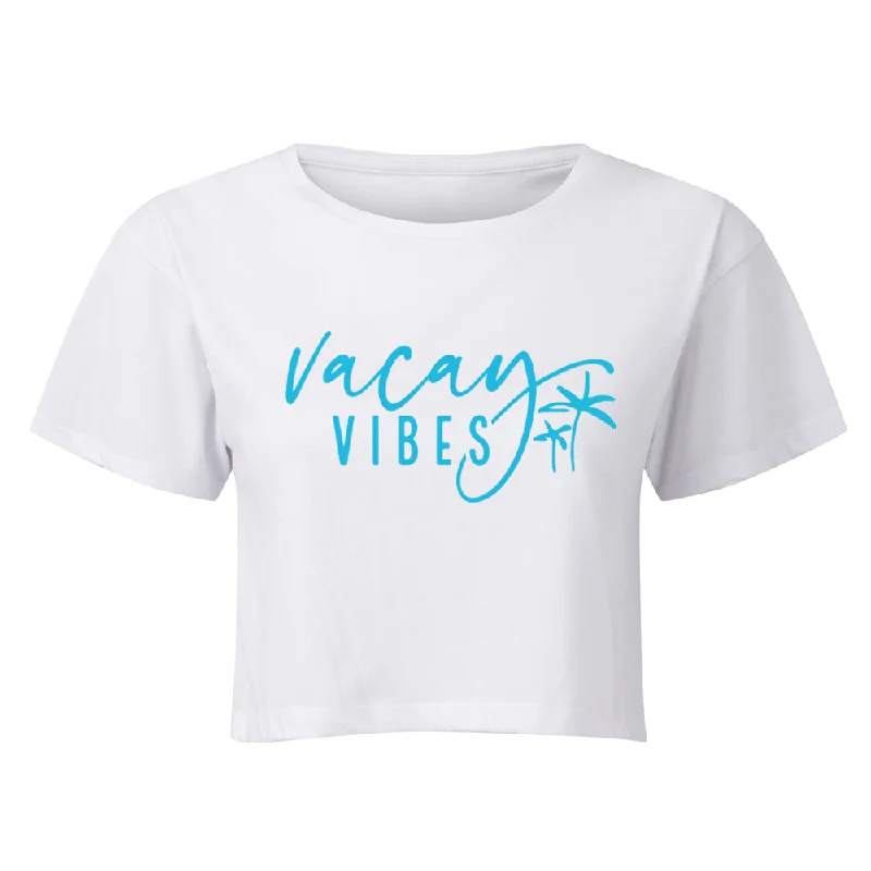 Vacay Vibes Summer Crop T-Shirt