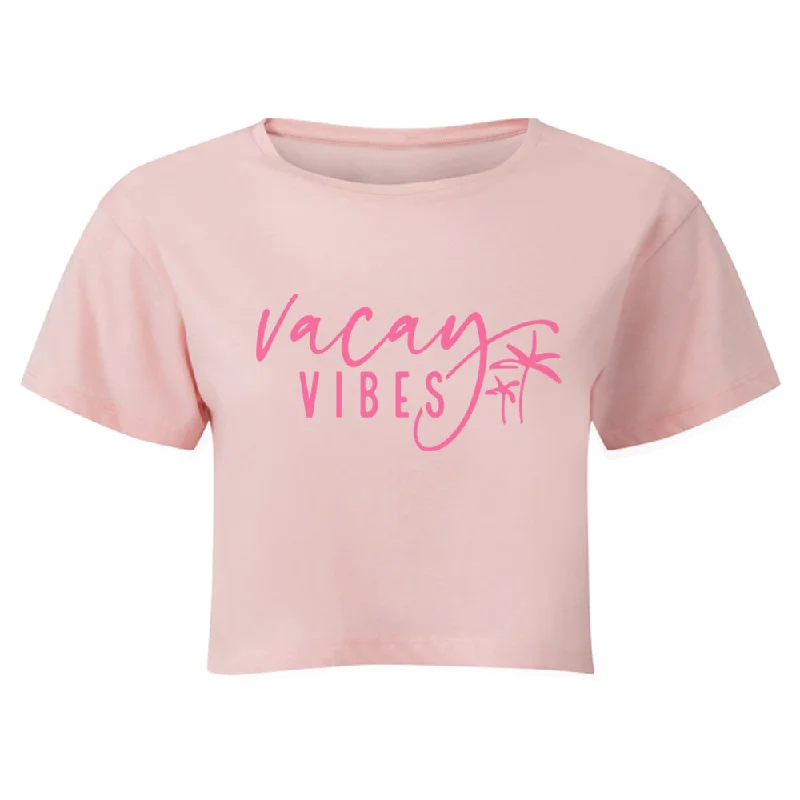 Vacay Vibes Summer Crop T-Shirt