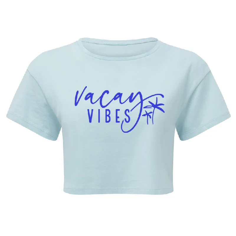 Vacay Vibes Summer Crop T-Shirt