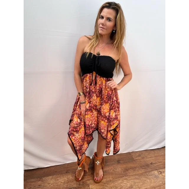 Boho Vibes Boobtube dress
