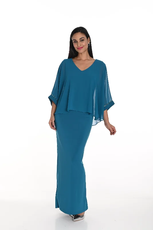 Chiffon Overlay Dress