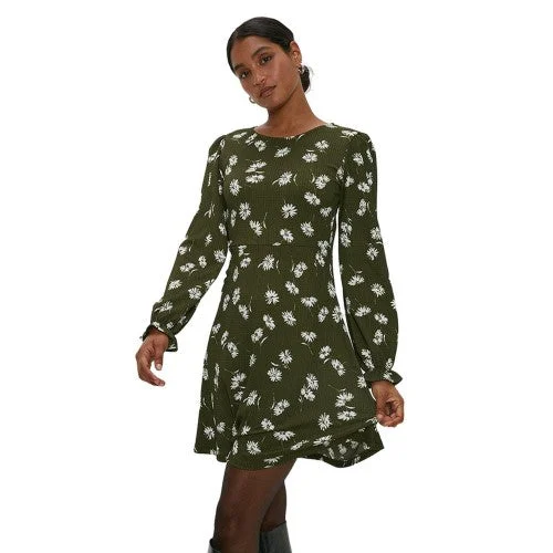 Dorothy Perkins Womens/Ladies Floral Mini Dress Stylish Short-Sleeve Mini Dress