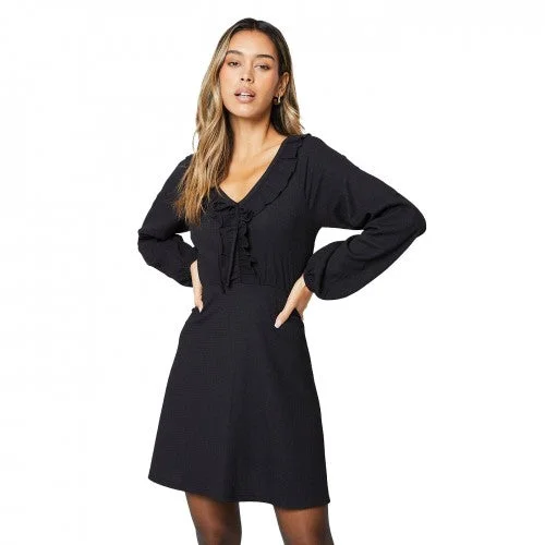Dorothy Perkins Womens/Ladies Frill Neck Mini Dress Fashionable Off-Shoulder Mini Dress Dorothy Perkins Womens/Ladies Frill Neck Mini Dress Fashionable Off-Shoulder Mini Dress