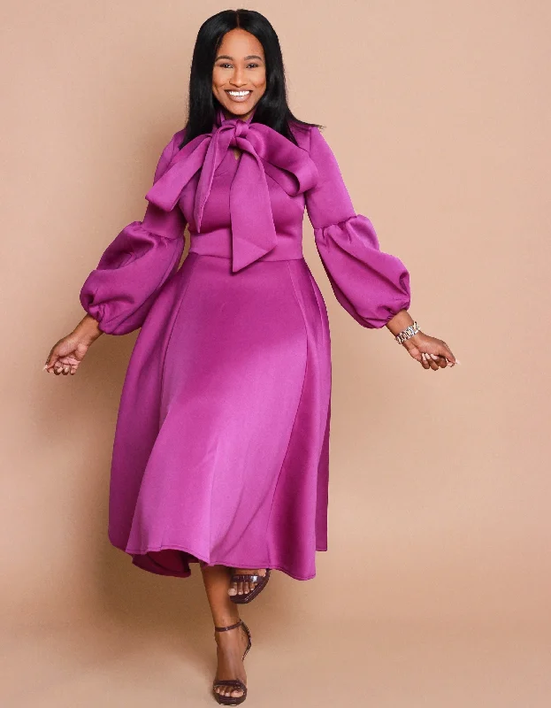 Elegance in Purple- Dress