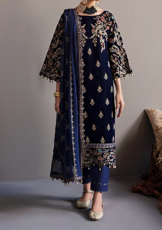 Emaan Adeel Saanjh Luxury Velvet Dress
