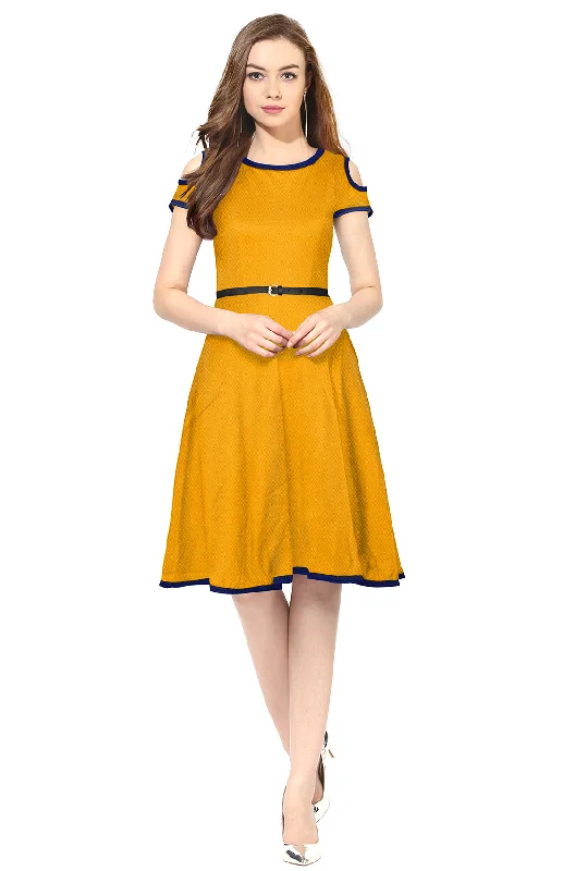 Exclusive Designer Yellow Dress