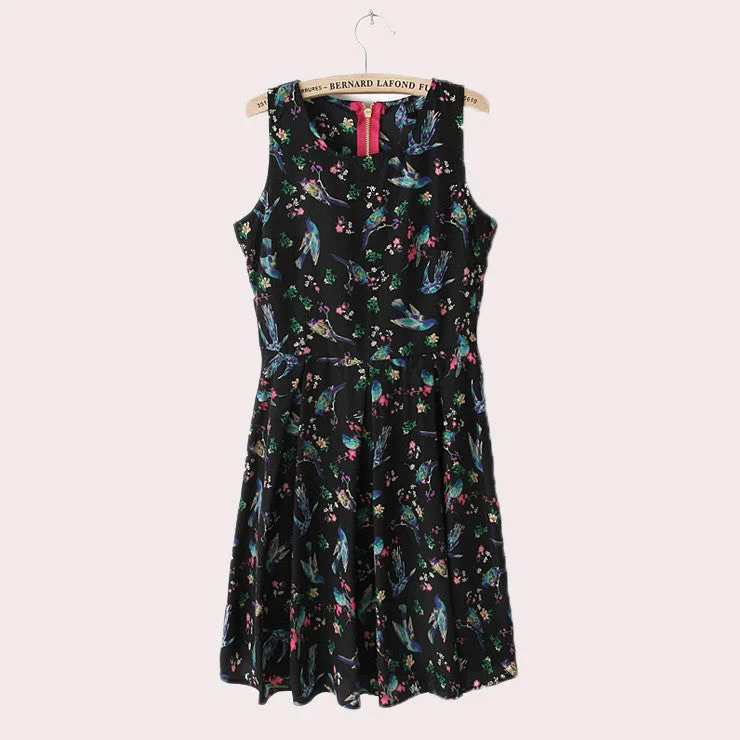 Flower Design Dress