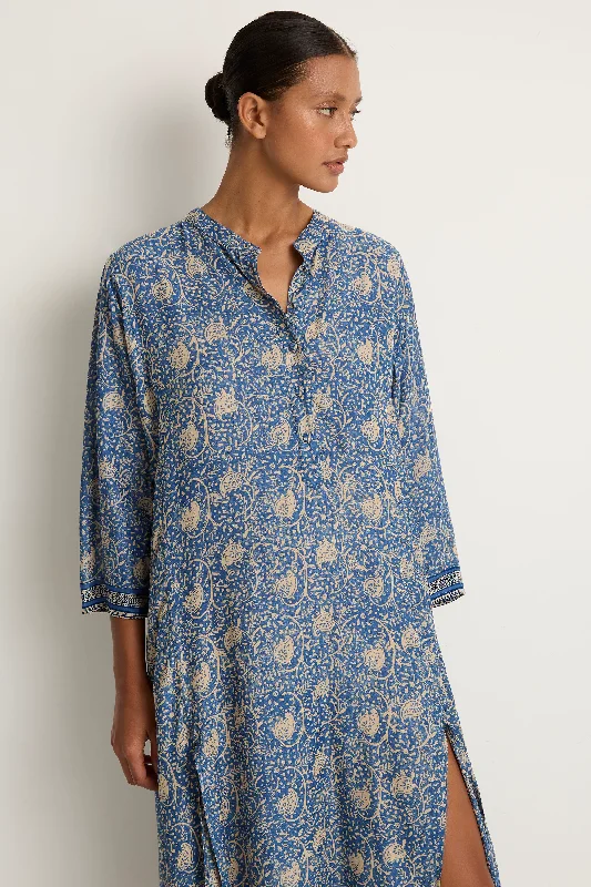 Natalie Martin Isobel Dress - Water Lily Blue