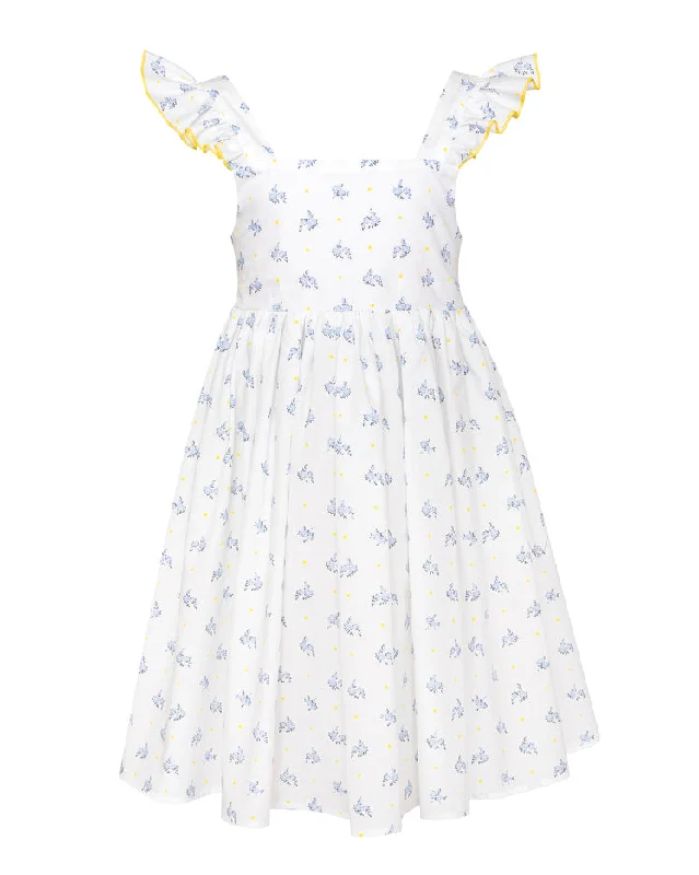 PAADE MODE "RETURN TO NATURE" Cotton Tie Back Dress Pearl in White