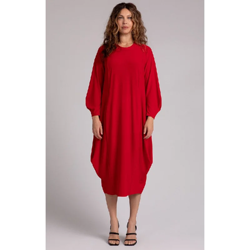 Easy Crew Neck Lantern Dress 28178-3