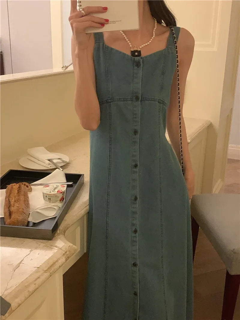Women's Blue Long Dress