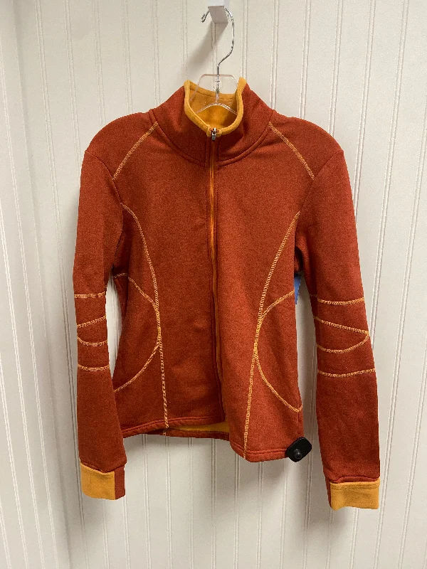 Athletic Jacket By Athleta In Orange, Size: M